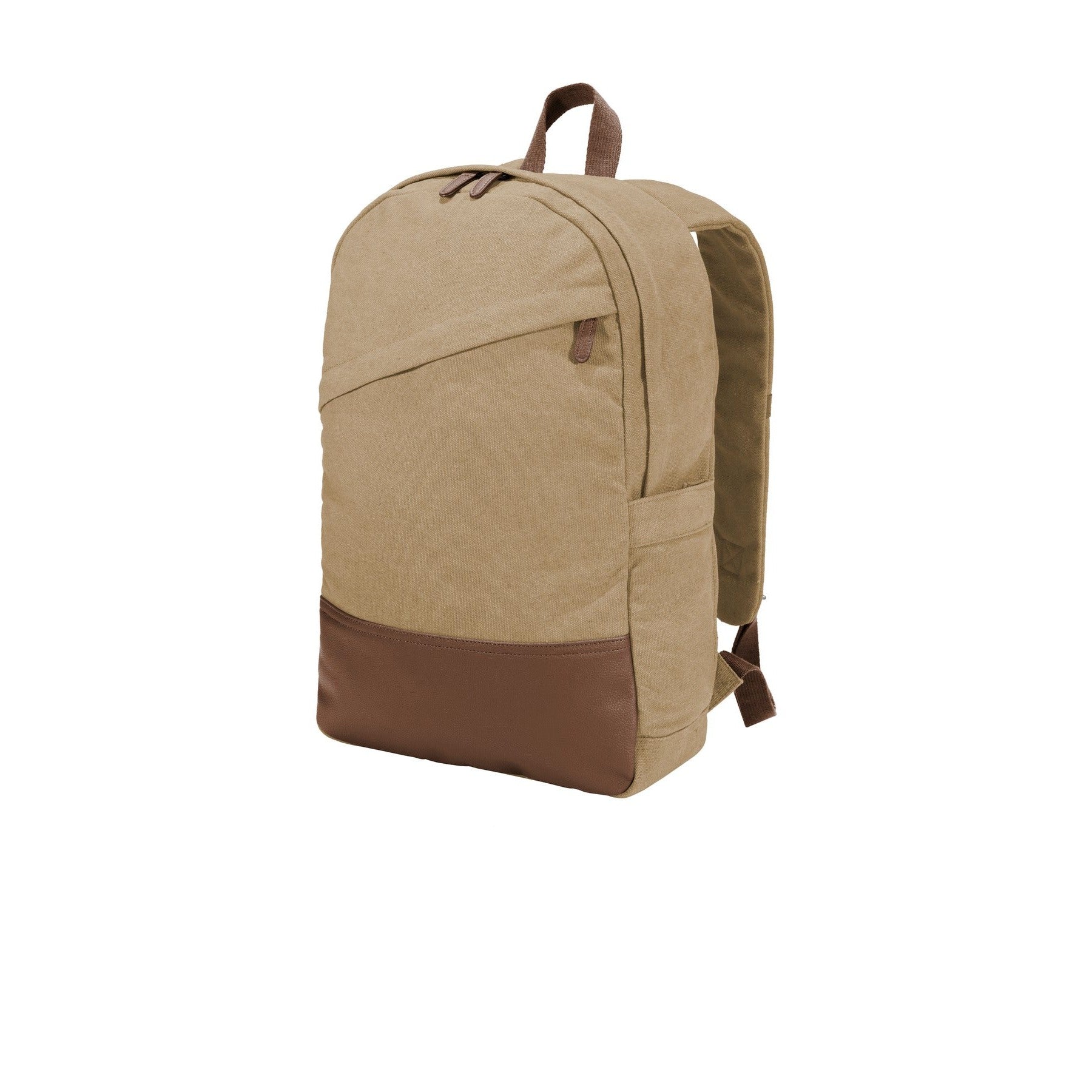Port Authority-Port Authority ® Cotton Canvas Backpack. BG210-MedTech-2